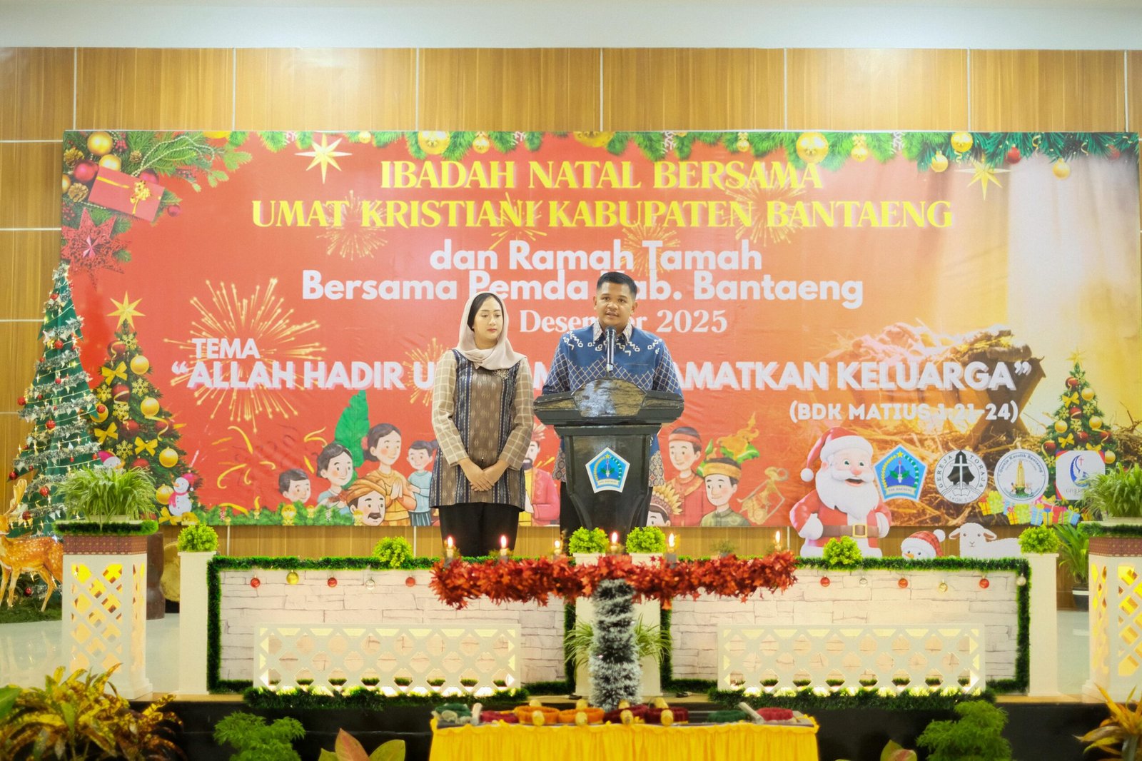 Kebersamaan dalam Natal, Bupati Bantaeng Dukung Kerukunan Antarumat Beragama