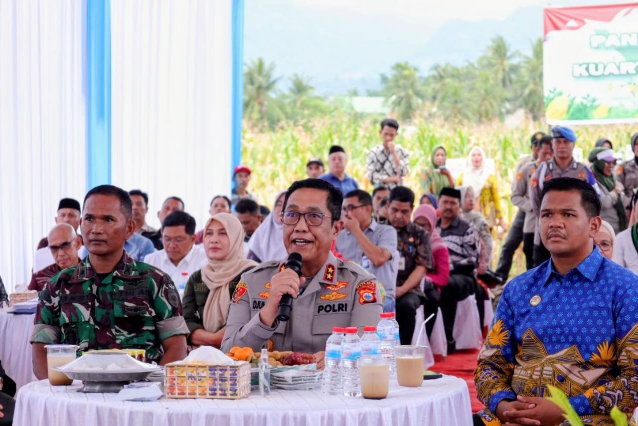 Kapolda Sulsel Hadiri Panen Raya Jagung Serentak Kuartal I 2026 di Kabupaten Bantaeng