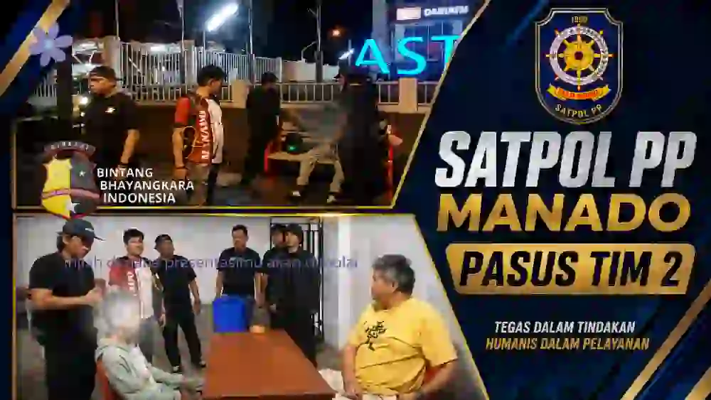 Satpol PP Manado Tertibkan Badut di Bawah Umur, Dibawa ke Shelter untuk Penanganan Dinsos.
