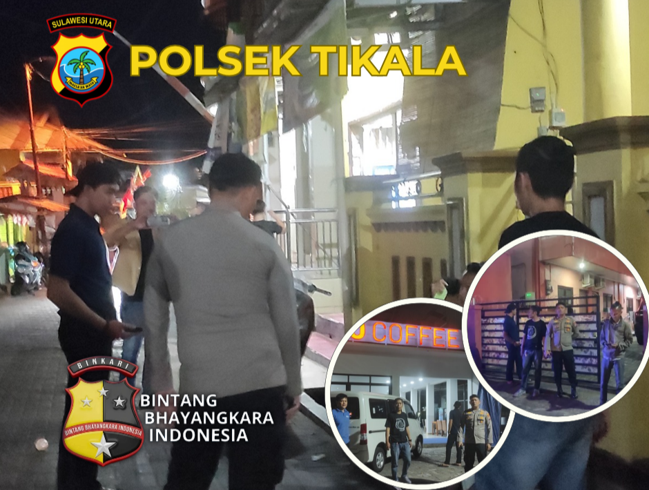 PATROLI KRYD POLSEK TIKALA BERGERAK TENGAH MALAM, WARGA DIIMBAU LAPOR 110 DAN 112 JIKA ADA KEJAHATAN