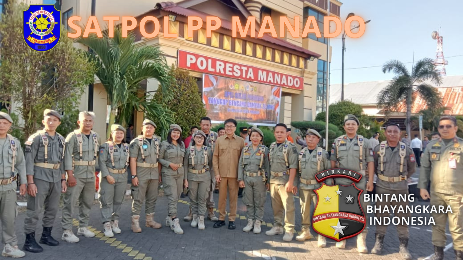 SATPOL PP MANADO SIAGA HADAPI ANCAMAN EL NINO, APEL GELAR PASUKAN DIGELAR BERSAMA PEMKOT DAN POLRESTA