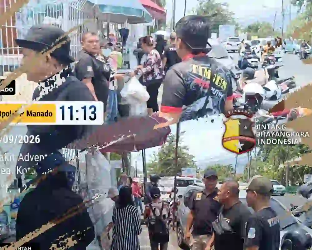 PKL ADVENT DITERTIBKAN! SATPOL PP MANADO TURUN TANGAN, TROTOAR TAK LAGI DIBIARKAN SEMRAWUT