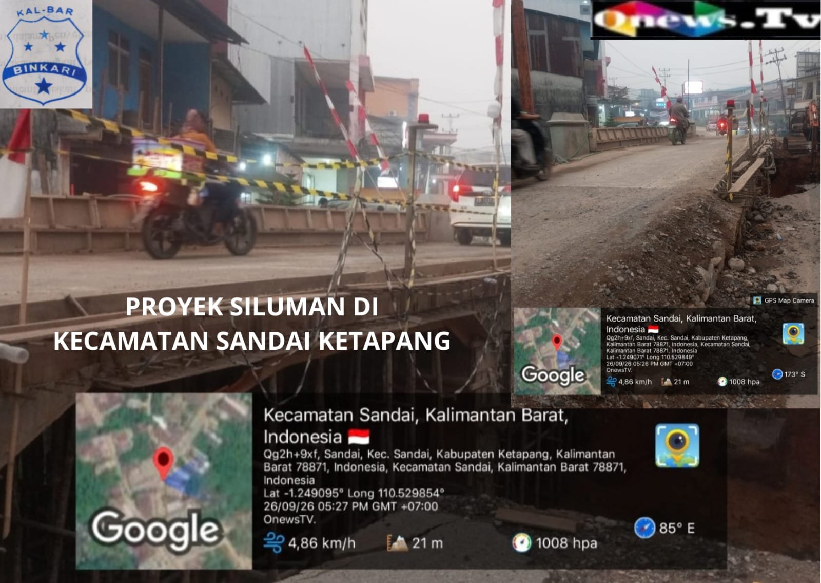GELAP-GELAP PROYEK JEMBATAN SANDAI! TANPA PAPAN INFORMASI, PUBLIK BONGKAR TANDA TANYA KONTRAKTOR DAN ANGGARAN.