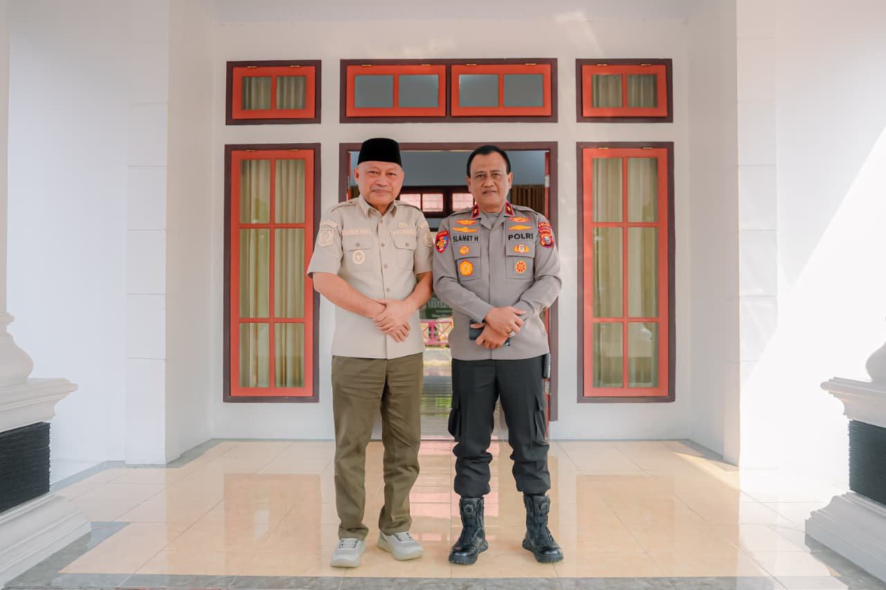 Perkuat Sinergi, Wakapolda Malut Silaturahmi dengan Wakil Gubernur.