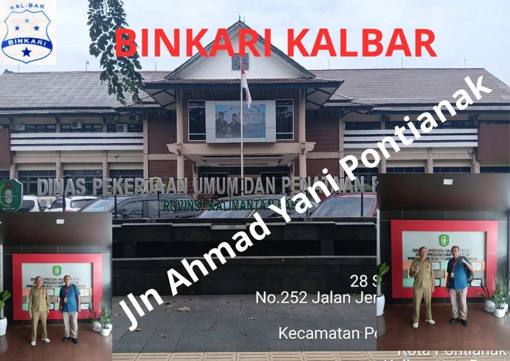 Silaturahmi Kaperwil Bintang Bhayangkara Indoneaia Kalimantan Barat dengan Kabid Dinas Pekerjaan Umum Dan Penataan Ruangan Provinsi Kalimantan Barat. 