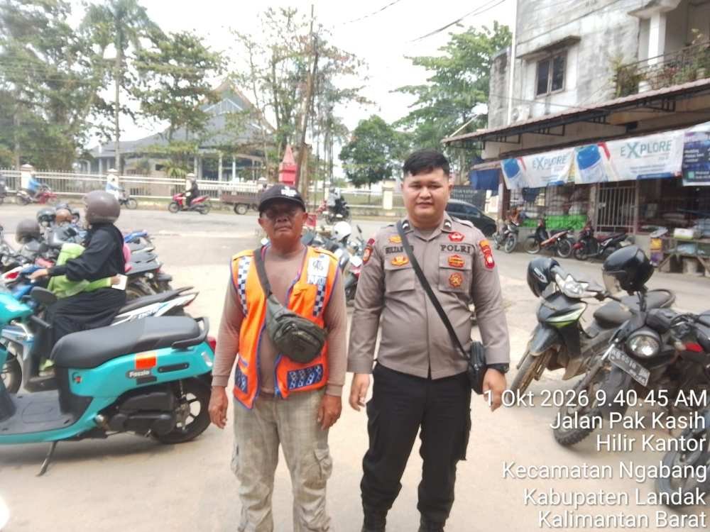 WASPADAI MODUS “PURA-PURA BELANJA”! POLSEK NGABANG PERKETAT PATROLI, JURU PARKIR DAN WARGA DIMINTA TAK LENGAH.